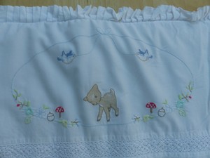 little bird cot bumper