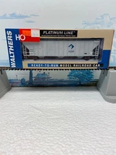 HO WALTHERS PLATINUM SERIES ~ EVANS 4780 3 BAY COVERED HOPPER ADM (NEW ) #30377