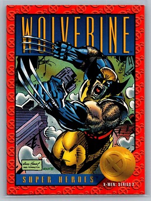 1993 Skybox Marvel X-Men Series 2 - Wolverine #36 Super Heroes