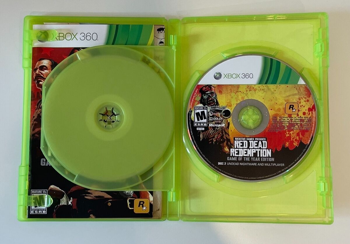 Red Dead Redemption: Game of the Year Edition Microsoft Xbox 360 Complete