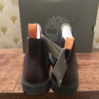 Timberland Mens Size 8 Belanger EK+ Chelsea Burgundy Full  display picture 3