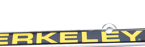 UC Berkeley California Alumni thin trim license plate frame Chrome BLUE - Picture 4 of 5
