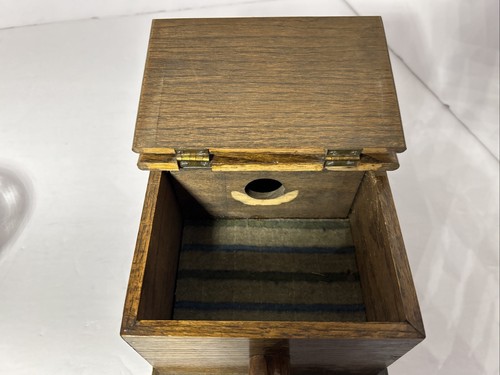 Vintage Original Masonic Mason Secret Ballot Box w/ Marbles Handle WOW - Picture 5 of 10