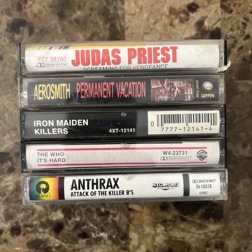 22 Cassette Lot The Who Iron Maiden Anthrax Black Sabbath Dokken Ratt Deep Purpl - Picture 2 of 11