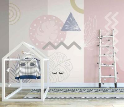 3D White Leaves E3473 Wallpaper Mural Paper Wall Print Indoor Murals CA Erin