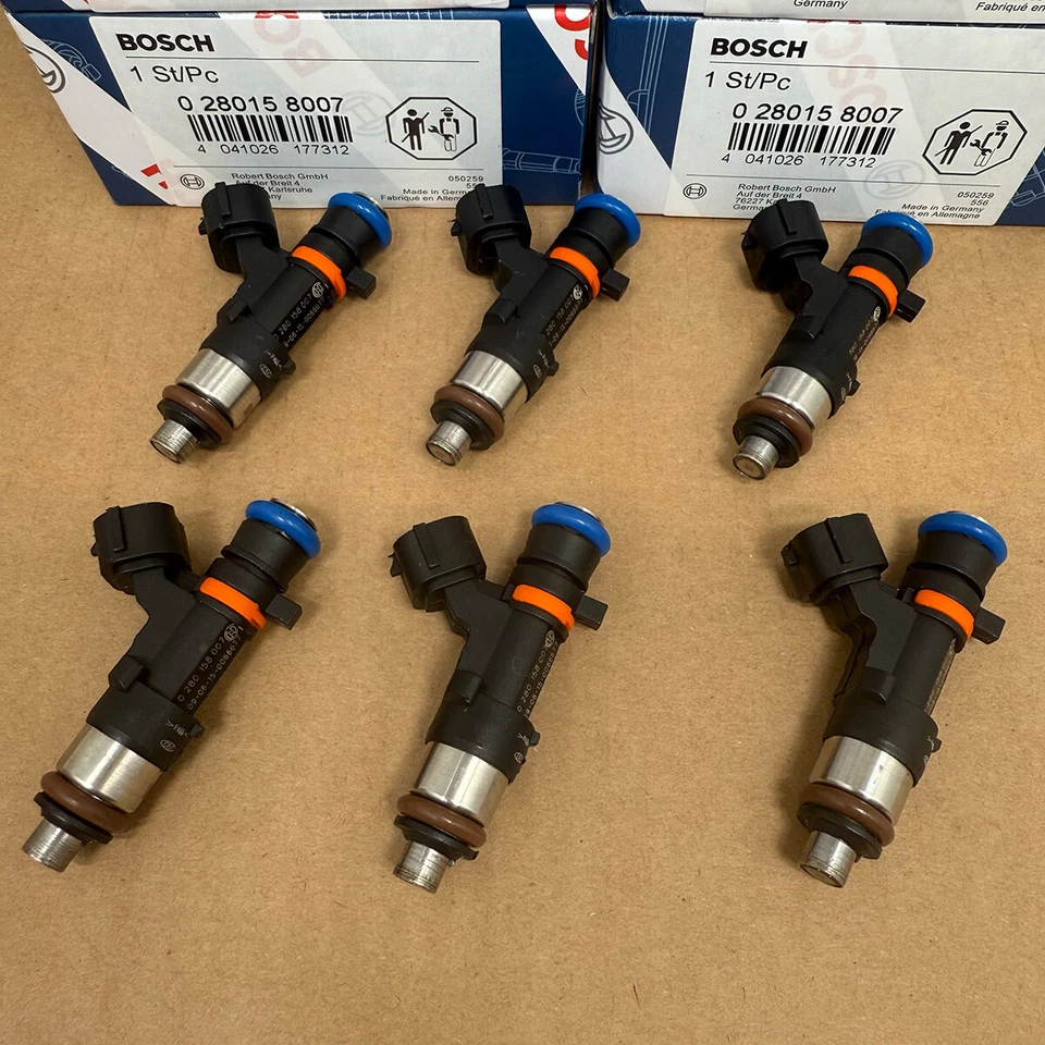 6x Inyectores de combustible BOSCH 0280158007 para Pathfinder Xterra 2005-2019 4,0 L V6 nuevos Foto 2 de 4