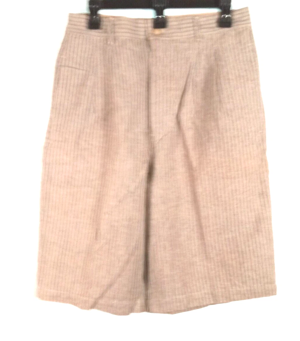 Creative Edge men's linen gray 34/11 shorts NWT