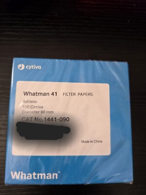 Whatman 1441-150 41 Ashless Quantitative Filter Paper, 20-25um, 15cm; 100/Box