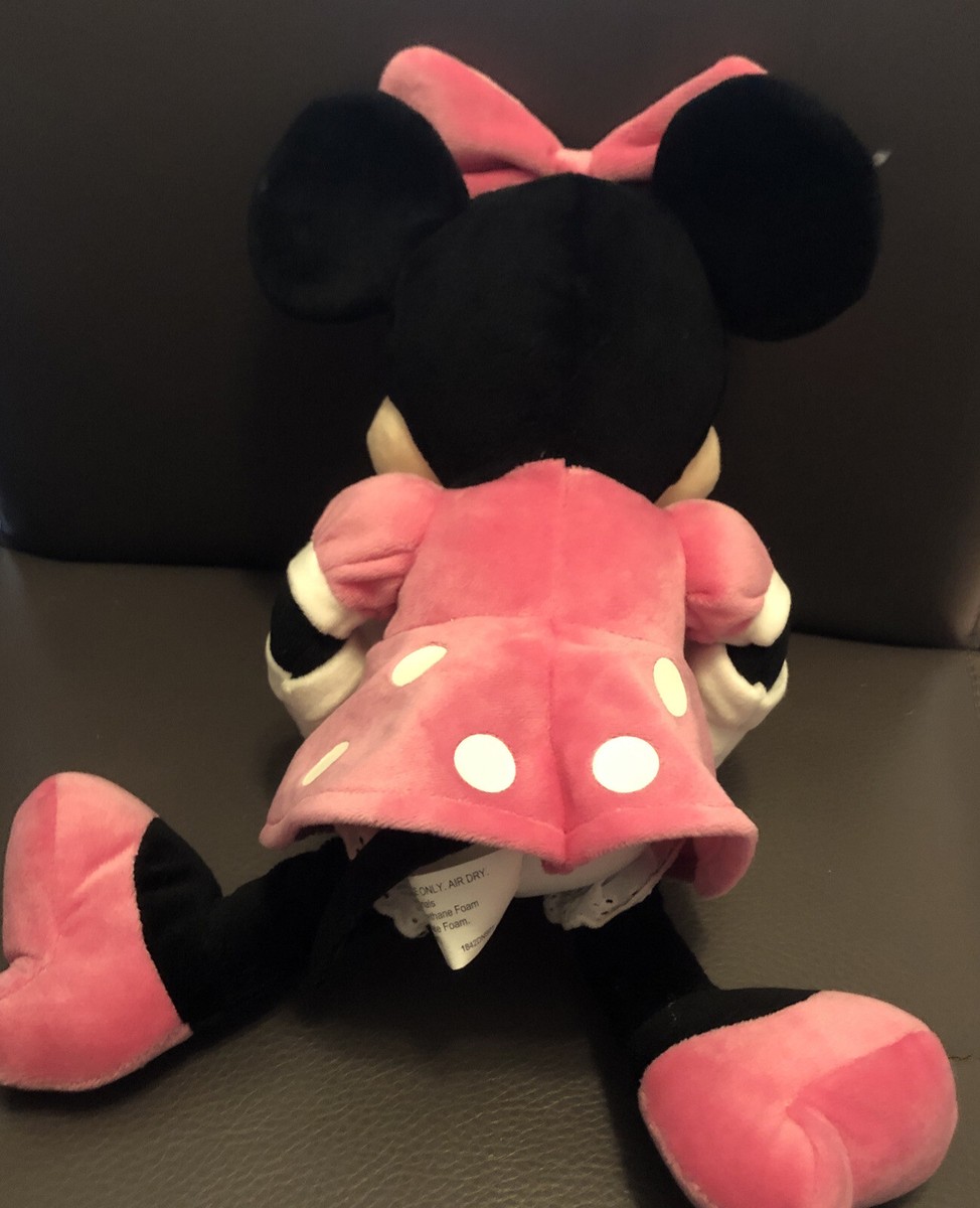 Disney Minnie Mouse With Figaro Plush Pinocchio Cat Stuffed Toy