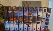 The Expanse Book Dust Jacket Covers COMPLETE Custom Set for HARDCOVER editions