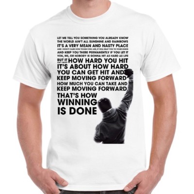 Rocky Balboa Zitate Vintage Retro T-Shirt 2219