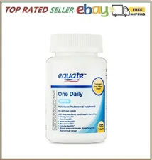 Equate One Daily Men's Multivitamin/Multimineral Supplement Tablets, 100 Count
