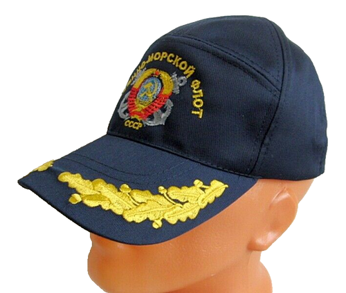 Russian Baseball Cap USSR NAVY Embroidered Size M-L Adjustable Great Quality Hat - Picture 2 of 9