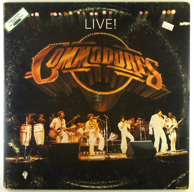 2x 12'' LP - Commodores - Live! - E1346 - cleaned