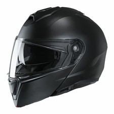 Casco de moto HJC I90 abatible delantero - negro mate