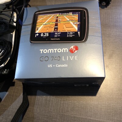 TomTom GO Live 740 GPS Bundle-Guide, Dock, Window Mount, carry case, bundle