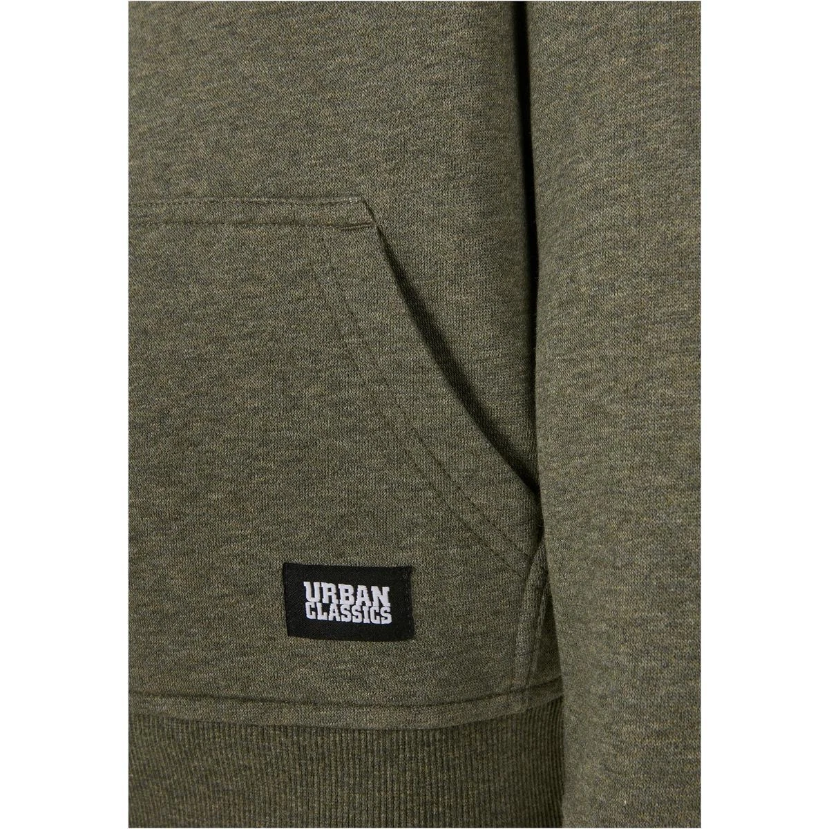 SACAI Felpa con cappuccio Urban Classics bambini ragazzi basic melange abbigliamento bambini maglione pullover