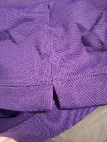 Nike Fit Dry Men's Purple Golf 3 Button Short Sleeve Polo Shirt Size XL Sharp! - Picture 11 of 14