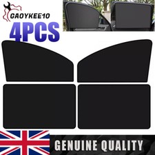 4PCS Car Window Shades Magnetic Auto Sun Shade UV Protection Mesh Blackout Cover