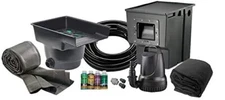 American Pond Mini Freedom Series Complete DIY Pond Kit w/ Waterfall 4' x 6'