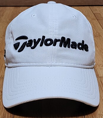 Taylormade SLDR Tour Preferred White Hat Cap Relaxed One Size Fit All Adjustable