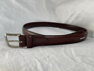 90s Vintage Polo Ralph Lauren USA Made Leather Belt NEW POLO RALPH LAUREN Belt Vintage 90s Sz. 32 Leather Buckle  main image 3