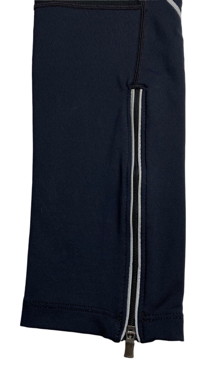 Small 2 4 6 S Black Sport Leggings Ankle Zippers REI Running
