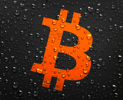 Bitcoin Logo Aufkleber BTC Aufkleber Krypto Digitale Währung Münze Orange - 150x108mm