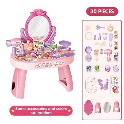 30 Stck. Prinzessin Eitelkeit Kinder Schminktisch Spielzeug Kinder Mädchen Rollenspiel Vorgeben