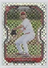 2021 Panini Prizm Tier II Power Plaid Prizm 51/75 Kodi Whitley #104 b8h