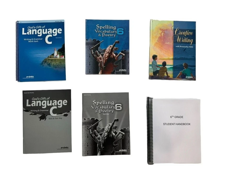 abeka 6th grade home school curriculum partially used - Image 4 of 4