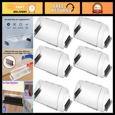 6 Pack Adjustable Magnetic Air Vent Deflector for Home HVAC, Energy Efficient