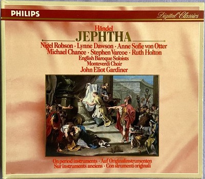G.F. Handel: Jephtha - John Eliot Gardiner 3 CD Box Set 1989 Philips Live!