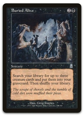 Buried Alive #118 (LP) Odyssey ODY Magic MTG