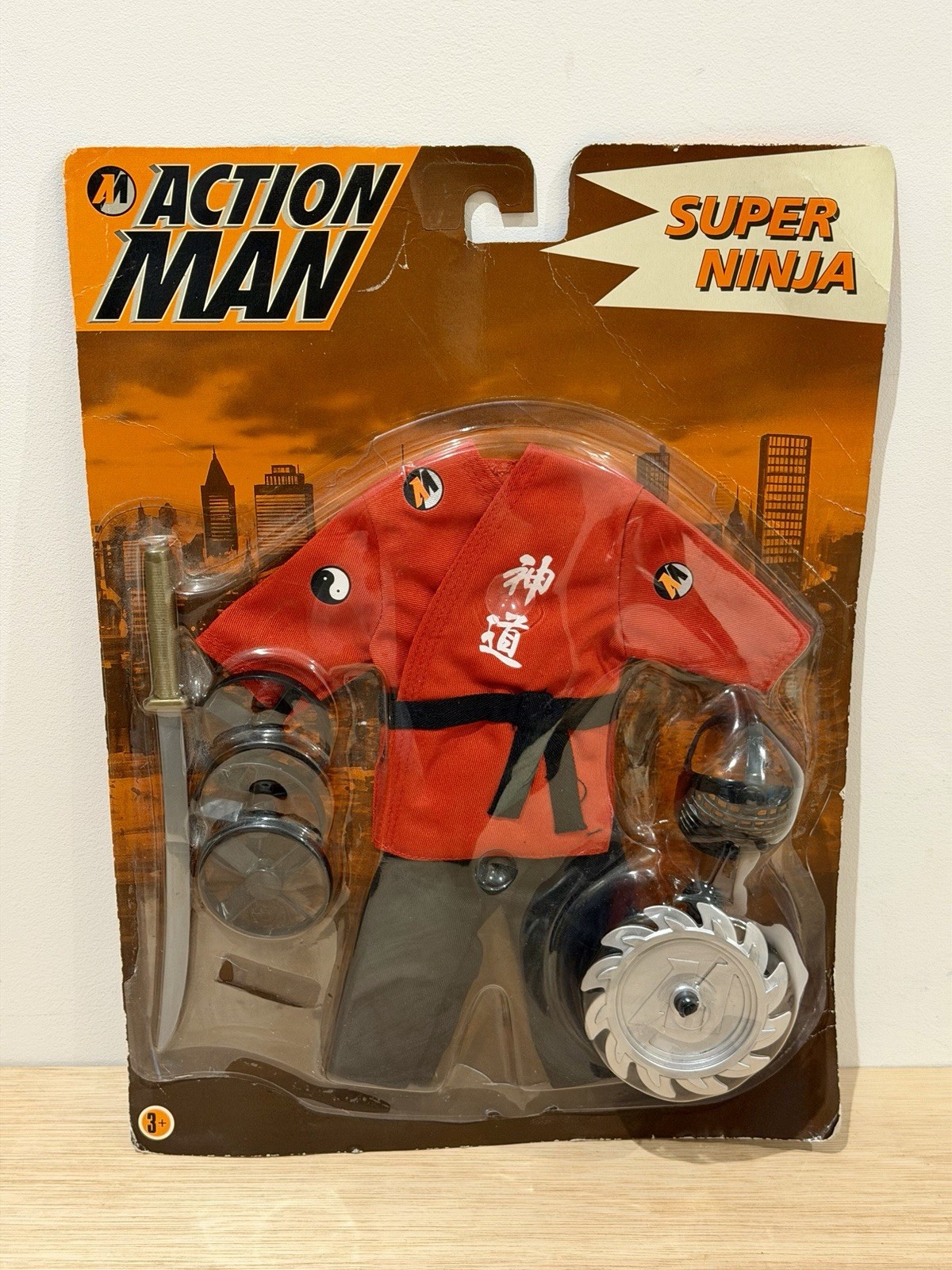 Action Man Super Ninja Outfit for Figure ~ 1996 Hasbro ~ Unused with Card Damage