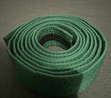 Green Cotton Woven Webbing Strap for Sewing, Cotton Webbing Material Roll