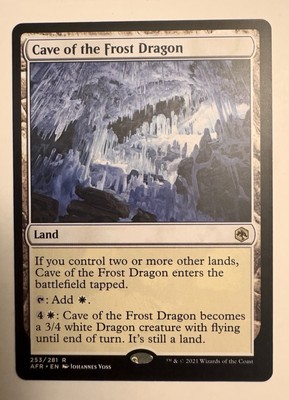 Cave of the Frost Dragon #253 (NM) Forgotten Realms AFR Magic MTG
