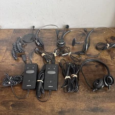 Lot of 2 Jabra Hands-Free Headset 2104-820-105 GN2100  With Extra Headset