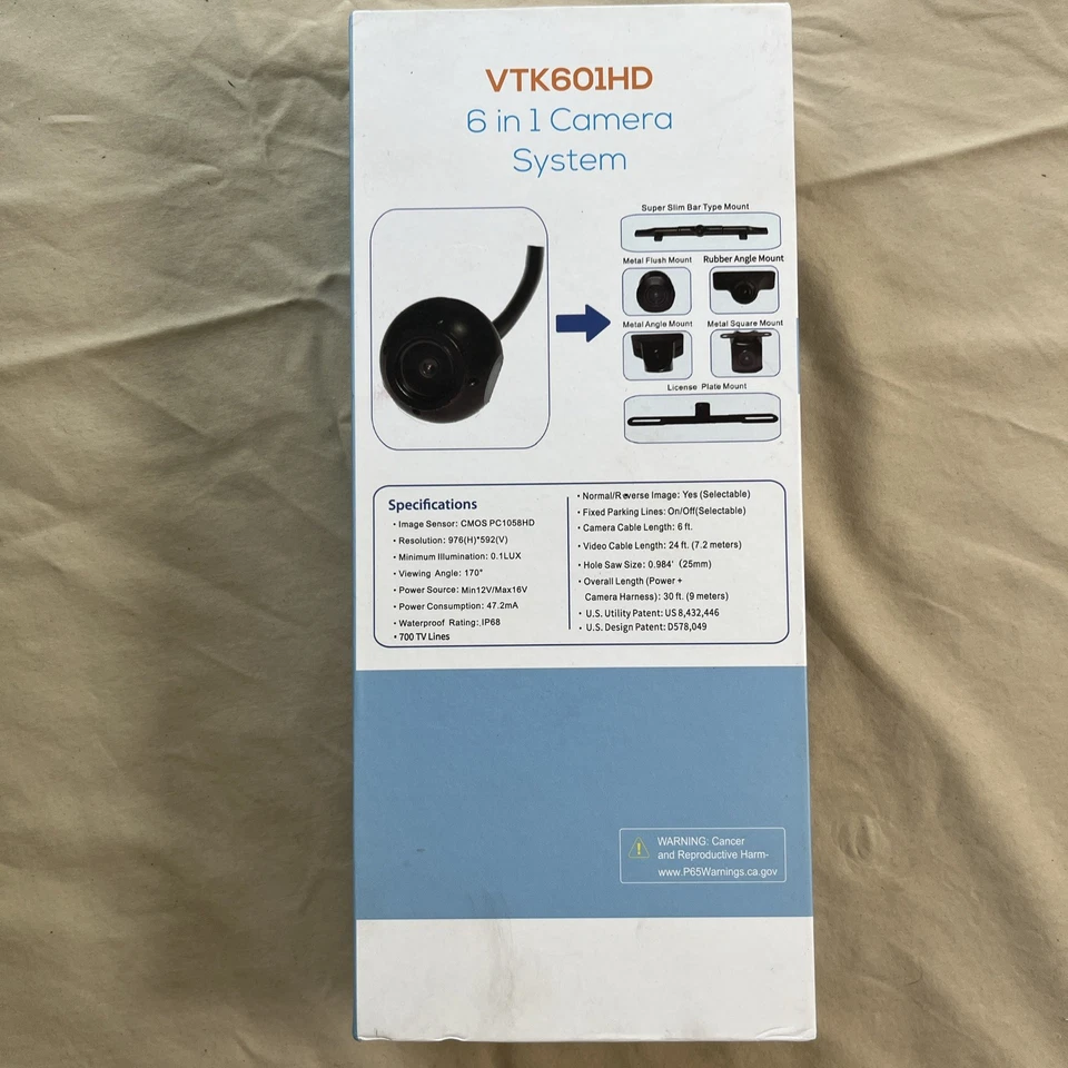 Boyo Vision Tech VTK601HD 6 In 1 Camera System Black (Brand New) - Image 2 of 4