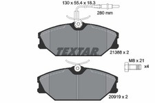 Bremsbelagsatz Vorne Girling-System für Renault 25 B29 Espace II J/S63 84-99