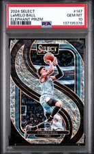 2024 PANINI SELECT 147 LaMELO BALL ELEPHANT PRIZM PSA 10