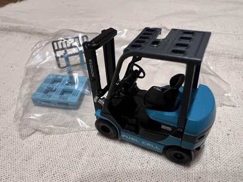 Carrello elevatore Toyota L&F Rinova mini modello auto raro da collezione esposizione - Foto 6 di 7
