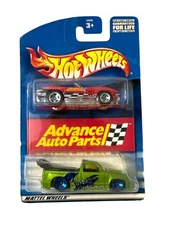 Hot Wheels 2 Car Pack '65 Corvette GM- Super Tuned Truck 2000 Advance Auto Parts