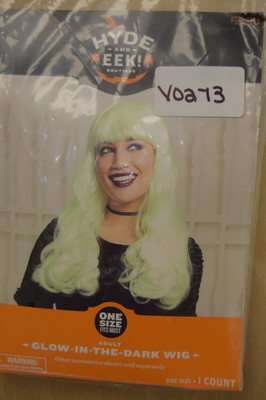 Hyde and Eek, Adult Glow in The Dark Wig, Size One-Size, New