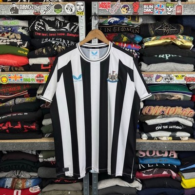 NEWCASTLE UNITED 2022 2023 HOME FOOTBALL SHIRT SOCCER JERSEY CASTORE Sz XXL