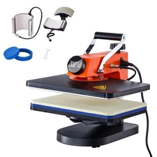 Heat Press Machine 12x15inch Sublimation Transfer T-shirt Plate Mug Cup