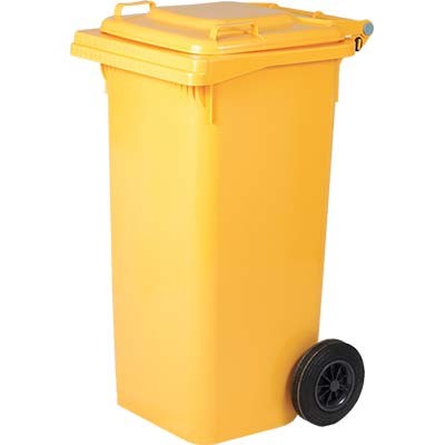 Bidone Differenziata 240L ICS Giallo | Soluzione Igiene Totale