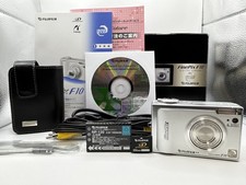 Near Mint in Box Fujifilm FinePix F10 6.3MP Digital Camera Silver From Japan