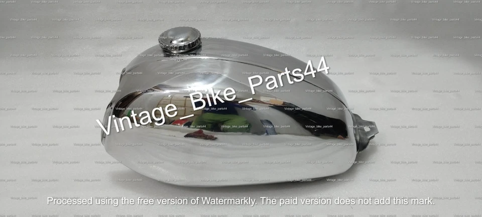 Honda SL125 SL100 K1 1973 to 1975 Model Alloy Aluminum Polish Fuel Petrol Tank - Image 2 of 4