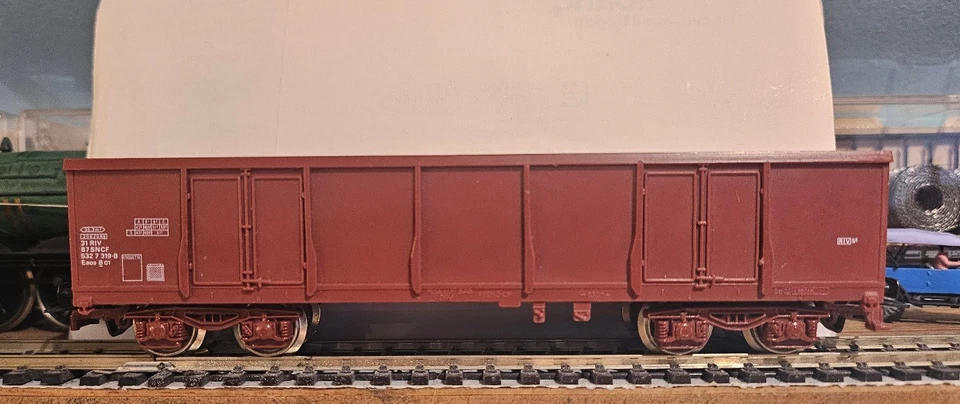 Jouef : wagon-tombereau à bogies type Eaos SNCF réf. 6572 - Photo 1/1